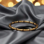 BRACELET BAMBOU DORÉ & NOIR